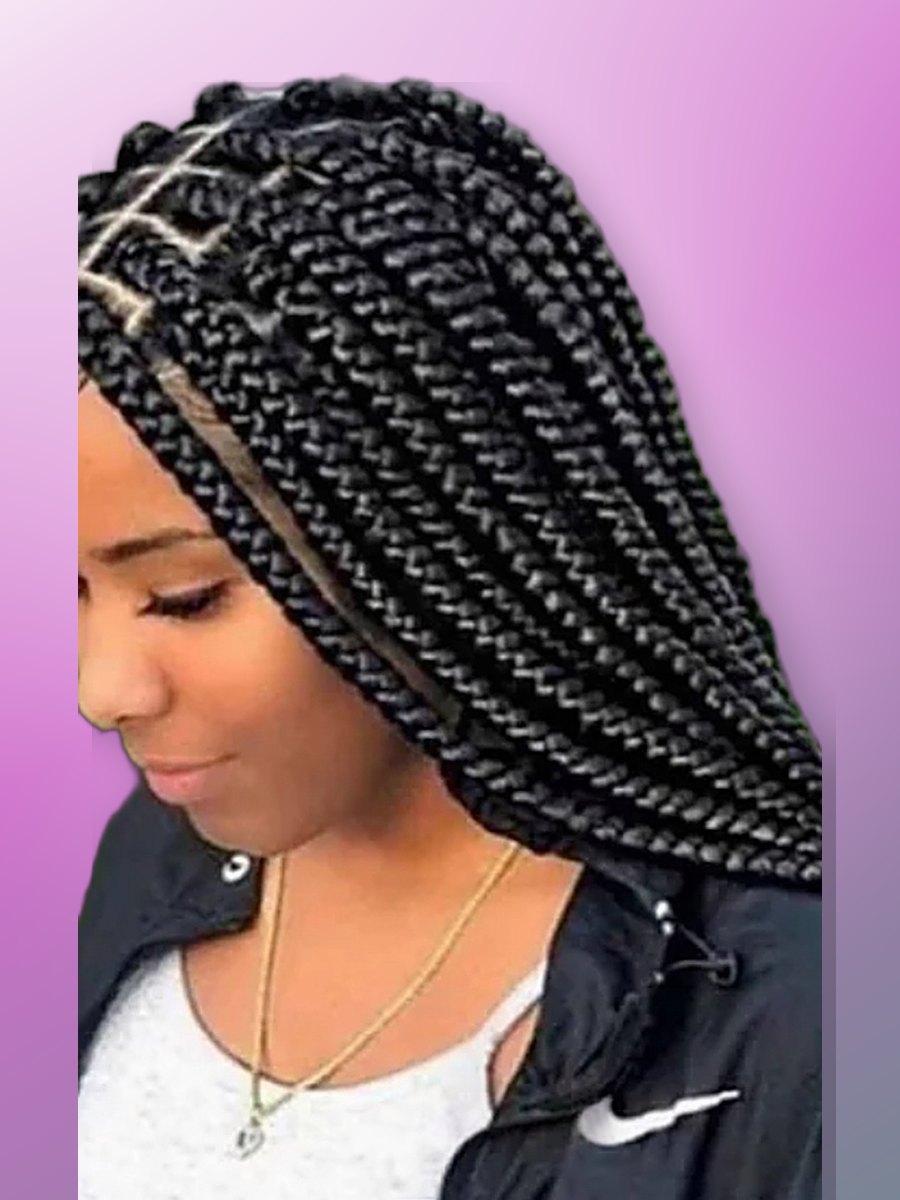 Medium Box Braids